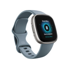 Fitbit Versa 4 Waterfall Blue/Platinum hind ja info | Fitbit Mobiiltelefonid, fotokaamerad, nutiseadmed | hansapost.ee