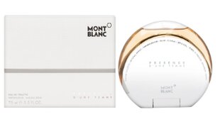 Туалетная вода Mont Blanc Presence D'une Femme EDT для женщин 75 мл цена и информация | Женские духи | hansapost.ee