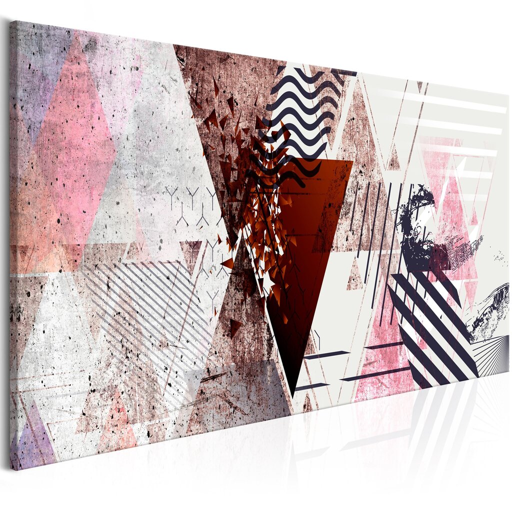 Pilt - Geometric Background (1 Part) Narrow 135x45 cm hind ja info | Seinapildid | hansapost.ee