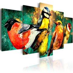 Pilt - Birds Meeting 200x100 cm hind ja info | Seinapildid | hansapost.ee