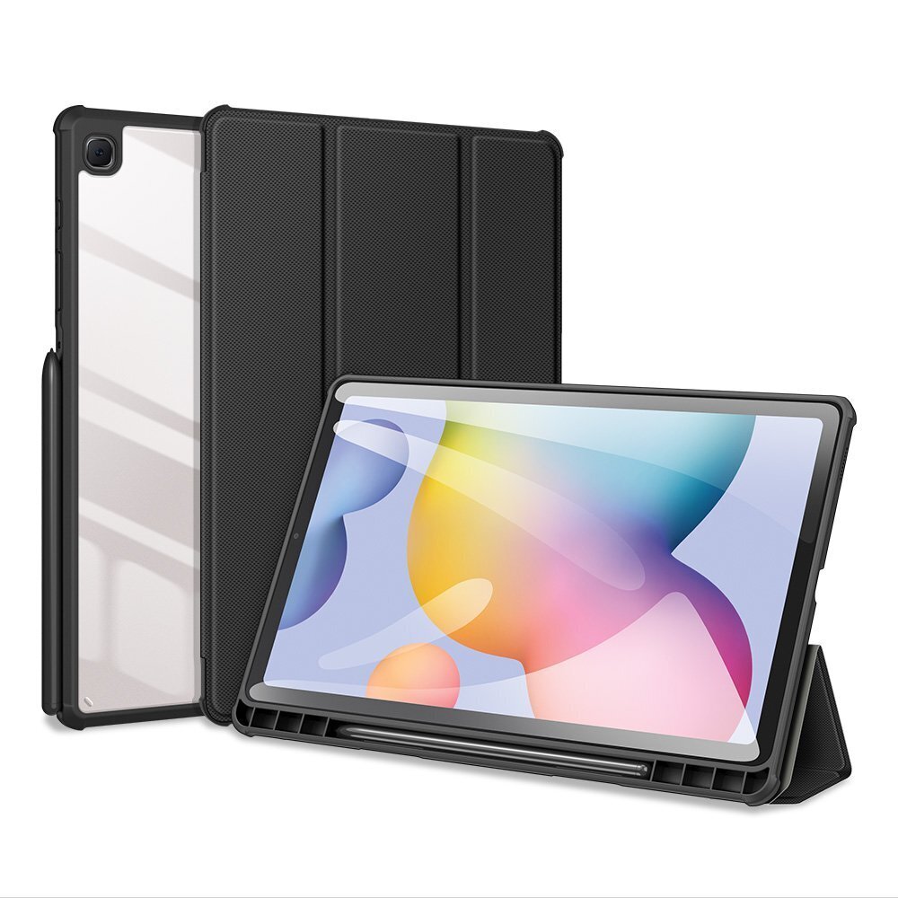 Tahvelarvuti kaaned Dux Ducis Toby armored tough Smart Cover for Samsung Galaxy Tab S6 Lite with a holder for stylus pen black hind ja info | Tahvelarvuti ümbrised ja kaaned | hansapost.ee