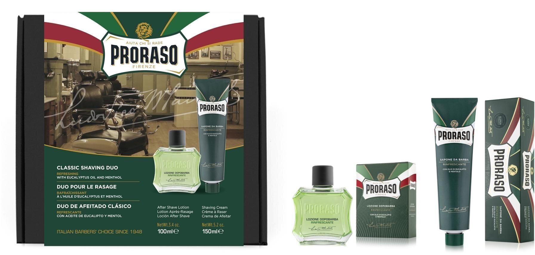 Raseerimiskomplekt Proraso цена и информация | Raseerimisvahendid | hansapost.ee