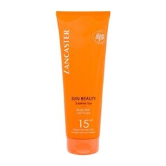 Päikesekreem Lancaster Sun Beauty Body Milk SPF15 Sunscreen, 175 ml hind ja info | Päikesekaitse ja päevitusjärgsed kreemid | hansapost.ee