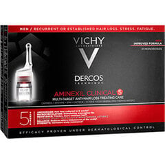 Meeste juuste väljalangemise seerum Vichy Dercos Aminexil Clinical 5 - Multi-purpose anti-hair loss treatment for men цена и информация | Маски, масла, сыворотки | hansapost.ee