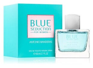 Antonio Banderas Blue Seduction For Women EDT naistele 80 ml hind ja info | Parfüümid naistele | hansapost.ee