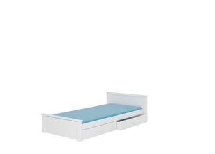 Детская кровать Aldex 190x90 см, белая цена и информация | Детские кровати | hansapost.ee