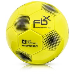 Футбольный мяч Meteor FBX, размер 4, желтый цена и информация | Футбольные мячи | hansapost.ee