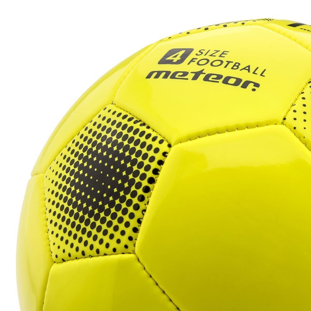 Jalgpallipall Meteor FBX, suurus 4, kollane цена и информация | Jalgpalli pallid | hansapost.ee