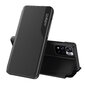 Telefoniümbris Eco Leather View Case Elegant flip cover case with stand function for Xiaomi Redmi Note 11S / Note 11 (Black) hind ja info | Telefonide kaitsekaaned ja -ümbrised | hansapost.ee