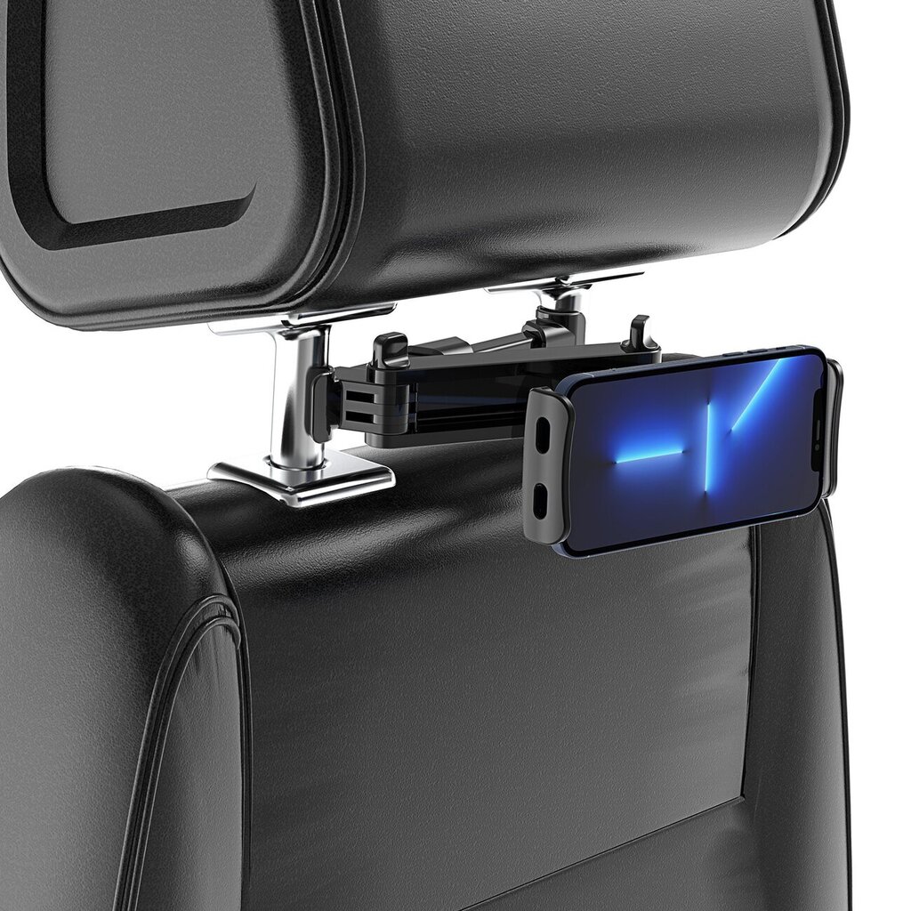 Telefonihoidja autosse Wozinsky adjustable headrest holder for tablet or phone black (WTHBK3) hind ja info | Telefonihoidjad | hansapost.ee