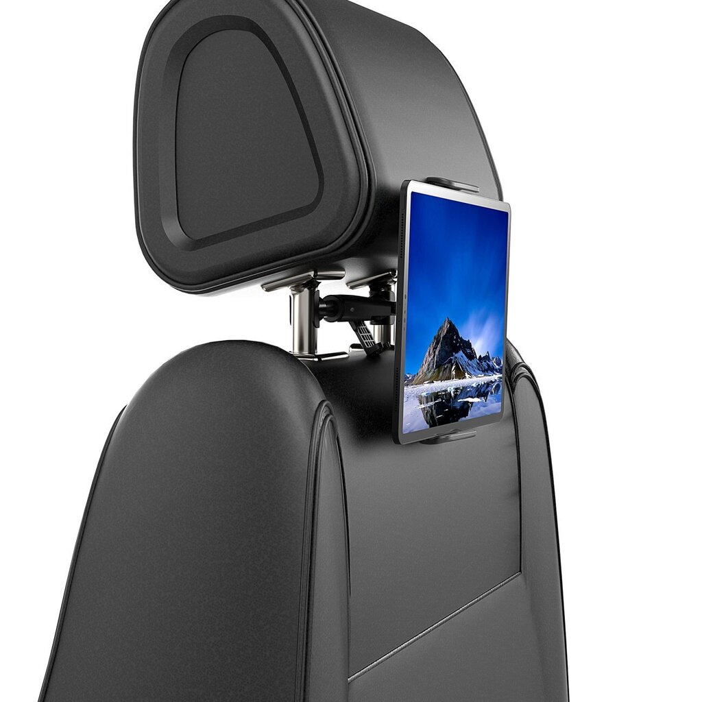 Telefonihoidja autosse Wozinsky car headrest holder with hanger black (WTHBK2) hind ja info | Telefonihoidjad | hansapost.ee