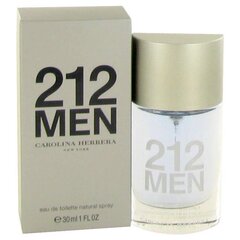 Carolina Herrera 212 EDT meestele 30 ml hind ja info | Parfüümid meestele | hansapost.ee