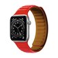 Kellarihm Magnetic Strap Watch 7 45mm Magnetic Wristband Bracelet Bangle (Red) hind ja info | Nutikellade aksessuaarid ja tarvikud | hansapost.ee