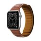 Kellarihm Magnetic Strap Watch Strap 6/5/4/3/2 / SE (44mm / 42mm) Magnetic Band Bracelet (Brown) hind ja info | Nutikellade aksessuaarid ja tarvikud | hansapost.ee