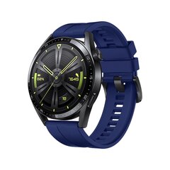 Kellarihm Strap One silicone band strap bracelet for Huawei Watch GT 3 42 mm (Navy Blue) цена и информация | Аксессуары для смарт-часов и браслетов | hansapost.ee