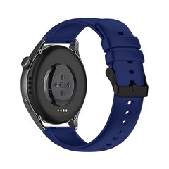 Kellarihm Strap One silicone band strap bracelet for Huawei Watch GT 3 42 mm (Navy Blue) hind ja info | Nutikellade aksessuaarid ja tarvikud | hansapost.ee