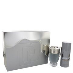 Paco Rabanne Invictus EDT kinkekomplekt meestele 100 ml hind ja info | Parfüümid meestele | hansapost.ee