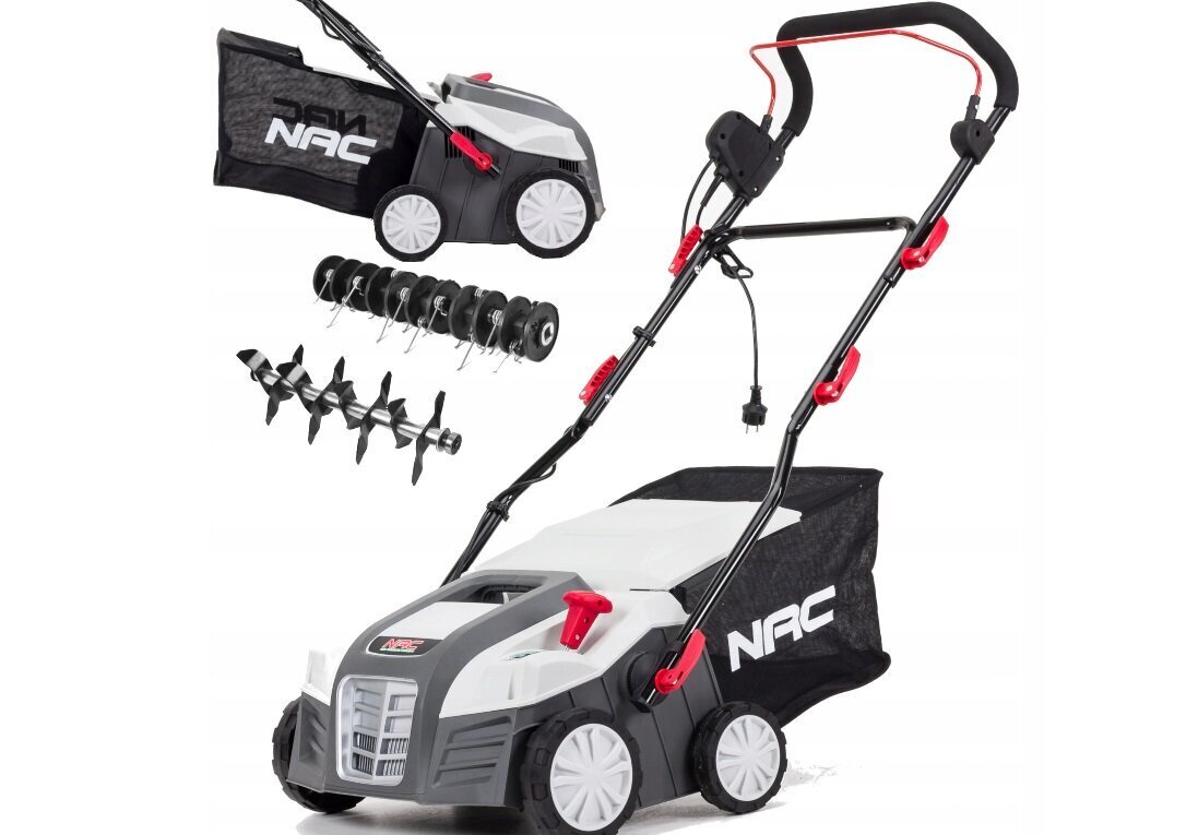 Aerator/Wertykulator 1800W SCE180-W NAC hind ja info | Aeraatorid, mullafreesid ja kultivaatorid | hansapost.ee