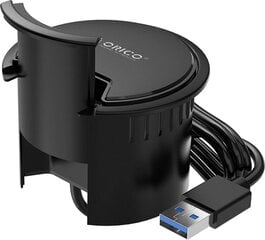 Orico Mitmefunktsionaalne Hub 3.1 Lauaarviku Power Grommet hind ja info | USB adapterid ja jagajad | hansapost.ee