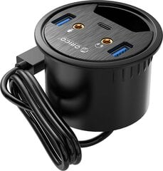 Orico Mitmefunktsionaalne Hub 3.1 Lauaarviku Power Grommet цена и информация | Адаптеры и USB-hub | hansapost.ee