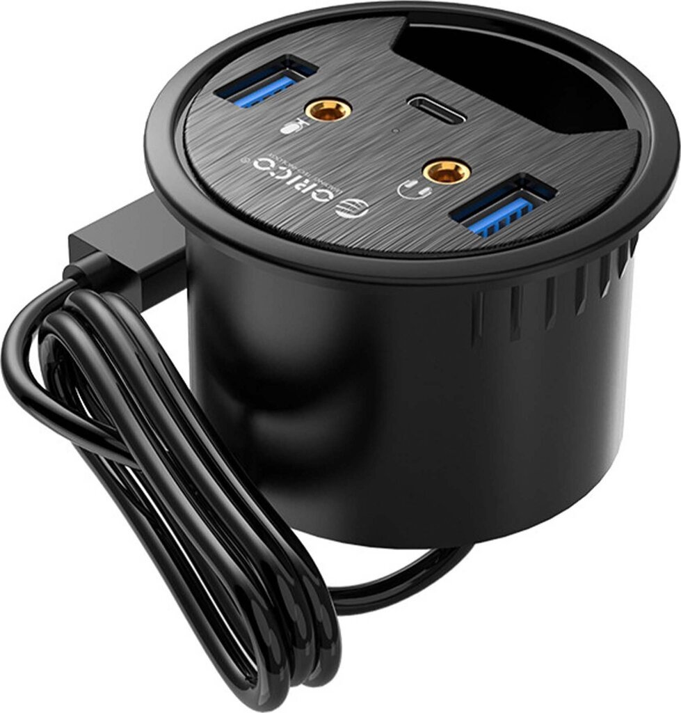 Orico Mitmefunktsionaalne Hub 3.1 Lauaarviku Power Grommet цена и информация | USB adapterid ja jagajad | hansapost.ee