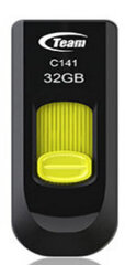 Флэш-накопитель Team Group C141 USB 32 ГБ USB Type-A 2.0 черный, желтый цена и информация | USB накопители данных | hansapost.ee