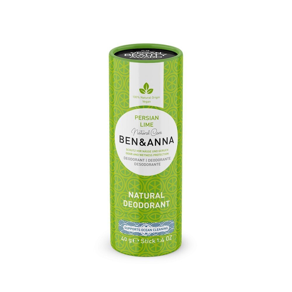 Pulkdeodorant Ben & Anna Natural Dezodorant Persian Lime, 40g цена и информация | Deodorandid | hansapost.ee