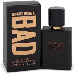 <p>Diesel Bad EDT для мужчин, 35 мл</p>
 цена и информация | Мужские духи | hansapost.ee