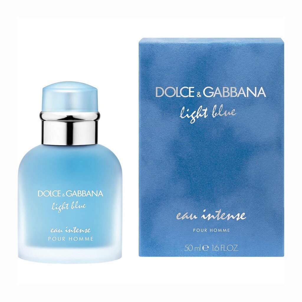 Dolce & Gabbana Light Blue Eau Intense Pour Homme EDP meestele 50 ml hind ja info | Parfüümid meestele | hansapost.ee