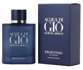 Парфюмерная вода для мужчин Giorgio Armani Acqua Di Gio Profondo EDP 75 мл цена и информация | Духи для Него | hansapost.ee