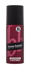 Pihustatav deodorant Bruno Banani Loyal Man meestele, 150 ml hind ja info | Bruno Banani Parfüümid, lõhnad ja kosmeetika | hansapost.ee