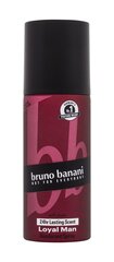 Pihustatav deodorant Bruno Banani Loyal Man meestele, 150 ml price and information | Dušigeelid ja deodorandid meestele | hansapost.ee