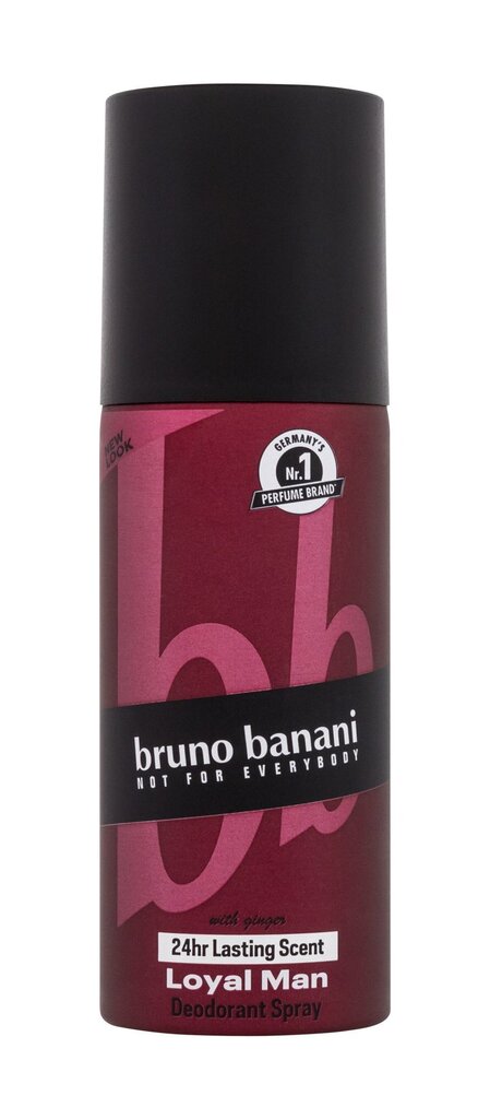 Pihustatav deodorant Bruno Banani Loyal Man meestele, 150 ml цена и информация | Dušigeelid ja deodorandid meestele | hansapost.ee