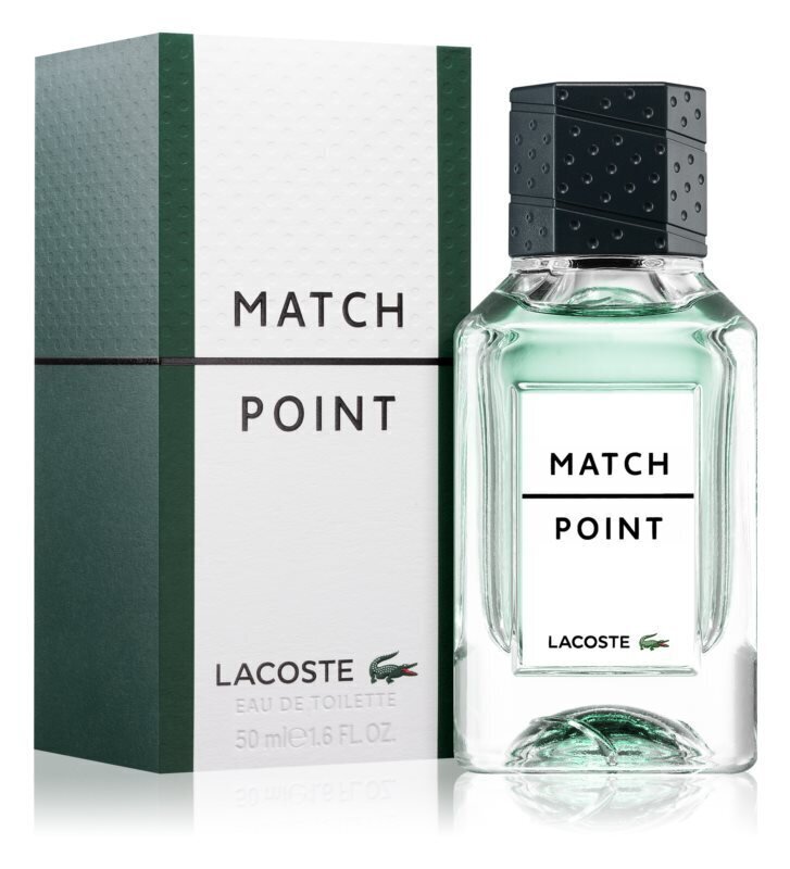 Tualettvesi Lacoste Match Point EDT meestele 50 ml цена и информация | Parfüümid meestele | hansapost.ee