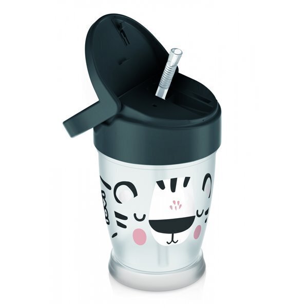 Tass kõrrega Lovi Junior Salt&Pepper, 250 ml, 12 kuud+ цена и информация | Laste taldrikud, kausid ja söögiriistad | hansapost.ee