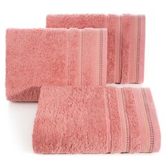 Roosat värvi puuvillane rätik, 70x140 cm. hind ja info | Rätikud ja saunalinad | hansapost.ee