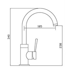 Valamusegisti Besco Illusion I Chrome hind ja info | Vannitoa segistid | hansapost.ee