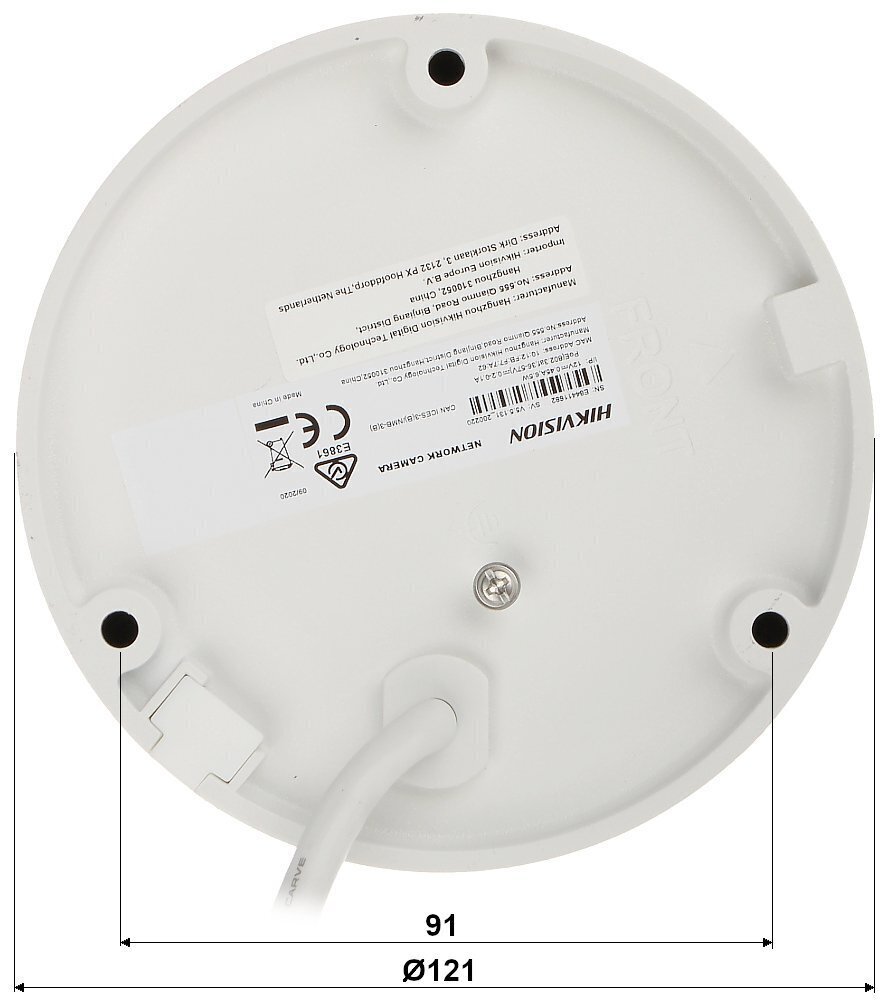 VANDAALIKINDEL IP-KAAMERA DS-2CD2146G2-ISU(2.8MM)(C) ACUSENSE - 4 Mpx Hikvision hind ja info | Valvekaamerad | hansapost.ee