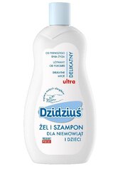 Nisuproteiinidega šampoon imikutele ja lastele Dzidziuś Gelinis, 500ml цена и информация | Косметика для мам и детей | hansapost.ee