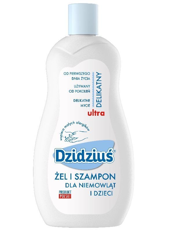 Nisuproteiinidega šampoon imikutele ja lastele Dzidziuś Gelinis, 500ml hind ja info | Laste ja ema kosmeetika | hansapost.ee