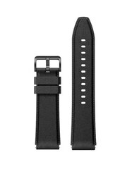 Xiaomi Watch Original Leather Strap Black цена и информация | Аксессуары для смарт-часов и браслетов | hansapost.ee