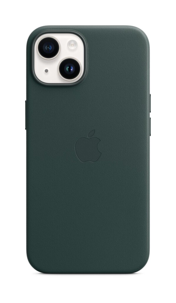 Apple Leather Case MagSafe MPP53ZM/A Forest Green цена и информация | Telefonide kaitsekaaned ja -ümbrised | hansapost.ee