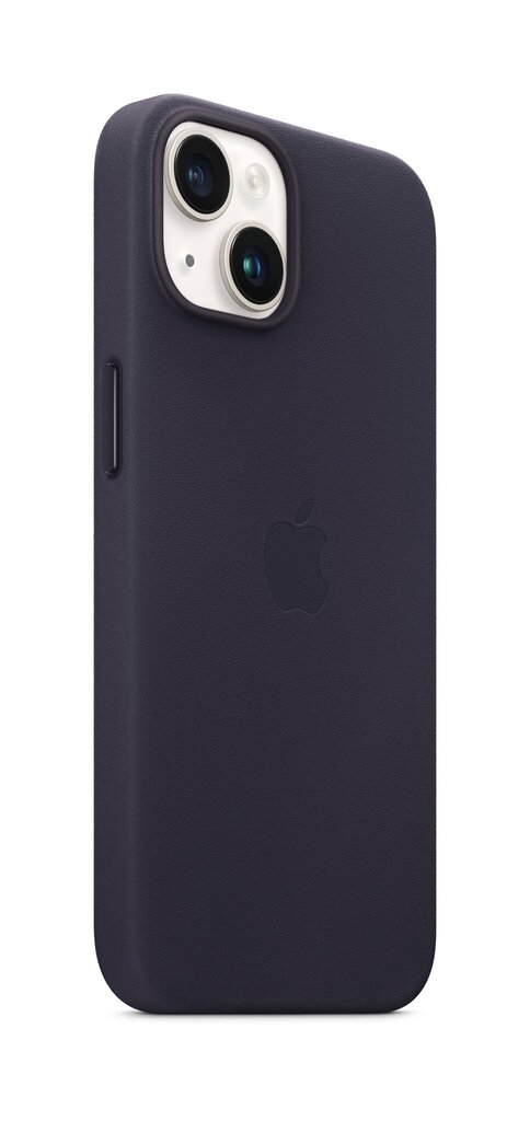 iPhone 14 Leather Case with MagSafe - Ink цена и информация | Telefonide kaitsekaaned ja -ümbrised | hansapost.ee