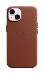 Apple iPhone 14 Leather Case with MagSafe - Umber MPP73ZM/A hind ja info | Telefonide kaitsekaaned ja -ümbrised | hansapost.ee