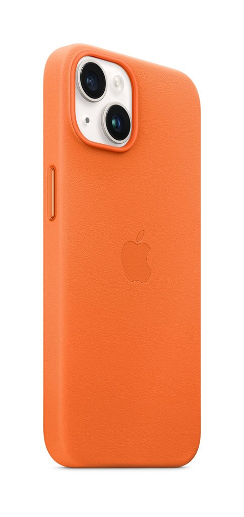 Apple Leather Case MagSafe MPP83ZM/A Orange hind ja info | Telefonide kaitsekaaned ja -ümbrised | hansapost.ee