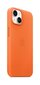 Apple Leather Case MagSafe MPP83ZM/A Orange цена и информация | Telefonide kaitsekaaned ja -ümbrised | hansapost.ee