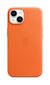 Apple Leather Case MagSafe MPP83ZM/A Orange цена и информация | Telefonide kaitsekaaned ja -ümbrised | hansapost.ee