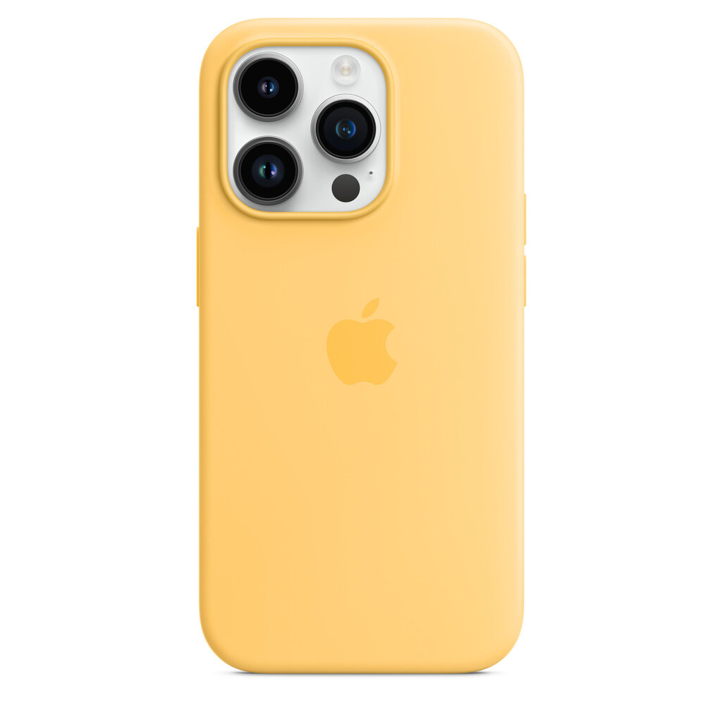 iPhone 14 Pro Silicone Case with MagSafe - Sunglow цена и информация | Telefonide kaitsekaaned ja -ümbrised | hansapost.ee
