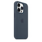 iPhone 14 Pro Max Silicone Case with MagSafe - Storm Blue цена и информация | Telefonide kaitsekaaned ja -ümbrised | hansapost.ee