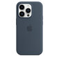 iPhone 14 Pro Max Silicone Case with MagSafe - Storm Blue цена и информация | Telefonide kaitsekaaned ja -ümbrised | hansapost.ee